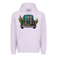 Lilac soldier truck Premium Hoodie - CowhideDigitalArt