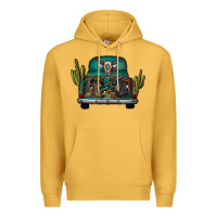 Mustard soldier truck Premium Hoodie - CowhideDigitalArt