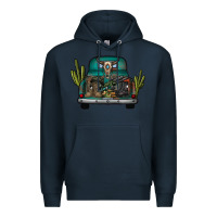 Navy soldier truck Premium Hoodie - CowhideDigitalArt