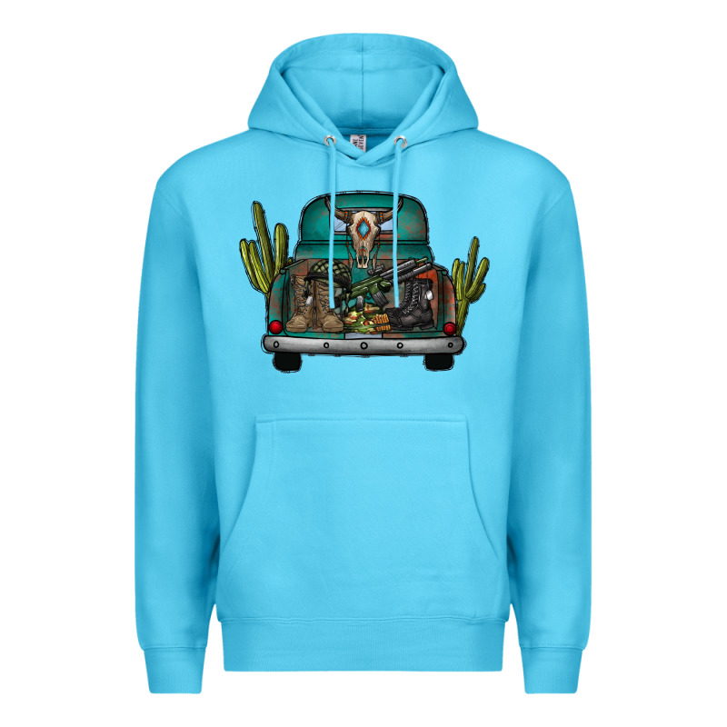 Soldier Truck Premium Hoodie by CowhideDigitalArt | Teevron