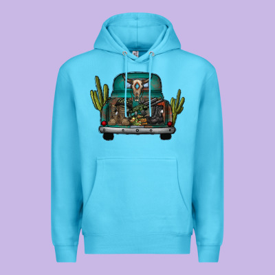 Soldier Truck Premium Hoodie Designed By Cowhidedigitalart