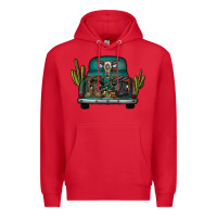 Red soldier truck Premium Hoodie - CowhideDigitalArt