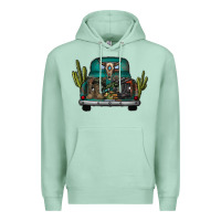 Seafoam soldier truck Premium Hoodie - CowhideDigitalArt