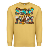 Antique Gold show mom horse Premium Sweatshirt - RanaPortraitStore