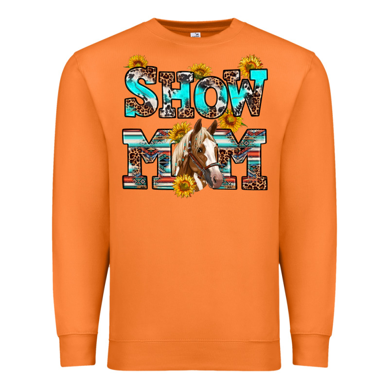 Show Mom Horse Premium Sweatshirt by RanaPortraitStore | Teevron