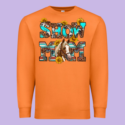 Premium Sweatshirt show mom horse