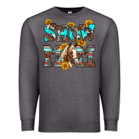 Charcoal Heather show mom horse Premium Sweatshirt - RanaPortraitStore