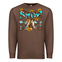 Chestnut show mom horse Premium Sweatshirt - RanaPortraitStore