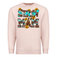 Pale Pink show mom horse Premium Sweatshirt - RanaPortraitStore