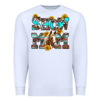 White show mom horse Premium Sweatshirt - RanaPortraitStore
