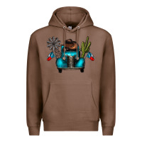 Chestnut texas truck Premium Hoodie - CowhideDigitalArt