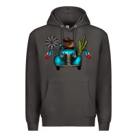 Smoke texas truck Premium Hoodie - CowhideDigitalArt