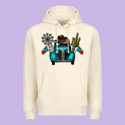 Texas Truck Premium Hoodie Designed By Cowhidedigitalart