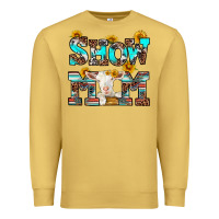 Antique Gold show mom goat Premium Sweatshirt - RanaPortraitStore