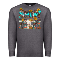Charcoal Heather show mom goat Premium Sweatshirt - RanaPortraitStore