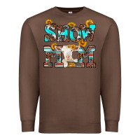 Chestnut show mom goat Premium Sweatshirt - RanaPortraitStore