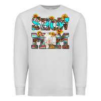 Dove Grey show mom goat Premium Sweatshirt - RanaPortraitStore