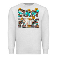 Oatmeal Heather show mom goat Premium Sweatshirt - RanaPortraitStore