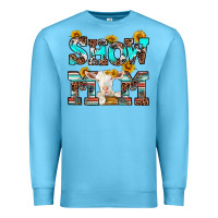 Ocean Blue show mom goat Premium Sweatshirt - RanaPortraitStore