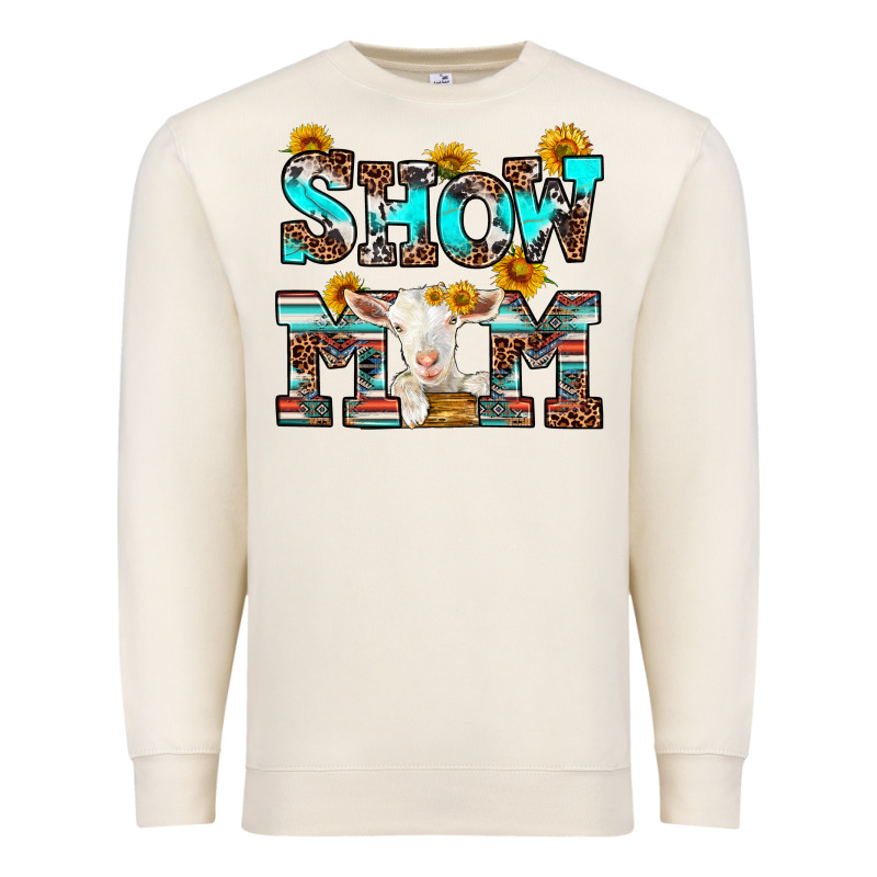 Show Mom Goat Premium Sweatshirt by RanaPortraitStore | Teevron