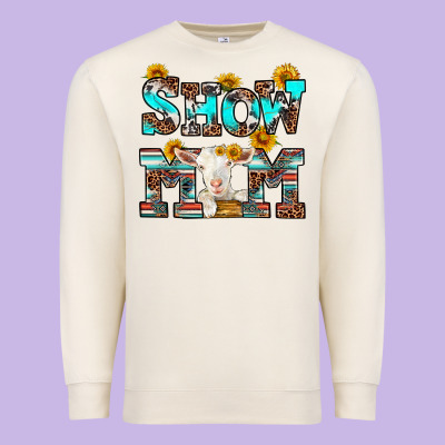 Premium Sweatshirt show mom goat