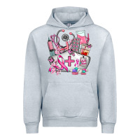 Heather Grey nurse  and cancer Urban Hoodie - AdoDesignShop