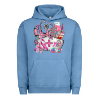 Pigment Pebble Blue nurse  and cancer Urban Hoodie - AdoDesignShop