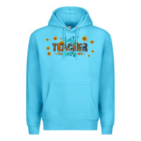 Ocean Blue best teacher ever 16oz libbey glass Premium Hoodie - HRA Design Shop