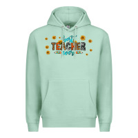 Seafoam best teacher ever 16oz libbey glass Premium Hoodie - HRA Design Shop