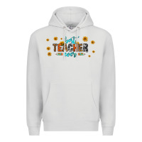Dove Grey best teacher ever 16oz libbey glass Premium Hoodie - HRA Design Shop