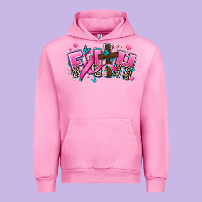 Cancer Faith Cross Urban Hoodie Designed By Adodesignshop
