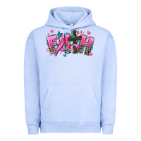 Pigment Grape Ice cancer faith cross Urban Hoodie - AdoDesignShop
