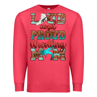 Cardinal loud and proud wrestling mom Premium Sweatshirt - RanaPortraitStore