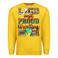 Lemon loud and proud wrestling mom Premium Sweatshirt - RanaPortraitStore