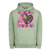Pigment Oil Green western leopard  in october we wear pink heart Urban Hoodie - AdoDesignShop