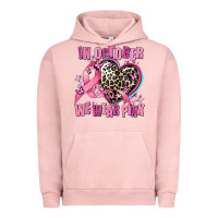 Pigment Salmon western leopard  in october we wear pink heart Urban Hoodie - AdoDesignShop