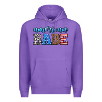 Purple american babe Premium Hoodie - HRA Design Shop