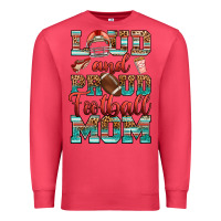 Cardinal loud and proud football mom Premium Sweatshirt - RanaPortraitStore