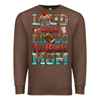 Chestnut loud and proud football mom Premium Sweatshirt - RanaPortraitStore