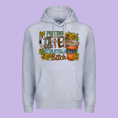 Coffee Premium Hoodie Designed By Racoondesign