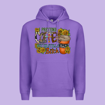 Coffee Premium Hoodie Designed By Racoondesign