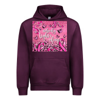 Mauve Wine nobody fight's alone Urban Hoodie - AdoDesignShop