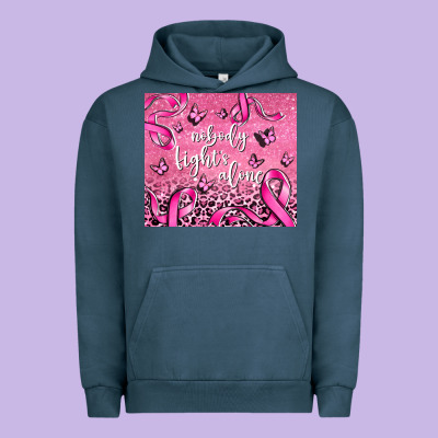 Nobody Fight's Alone Urban Hoodie Designed By Adodesignshop