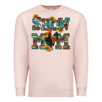 Pale Pink show mom rooster Premium Sweatshirt - RanaPortraitStore