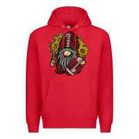 Red football gnome Premium Hoodie - RacoonDesign