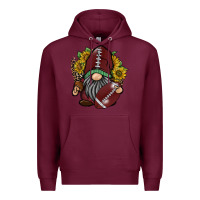 Burgundy football gnome Premium Hoodie - RacoonDesign