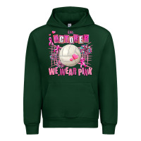 Forest Green in october we wear pink volleyball Urban Hoodie - AdoDesignShop