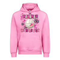Fuchsia Pink in october we wear pink volleyball Urban Hoodie - AdoDesignShop