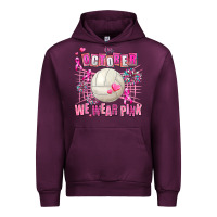 Mauve Wine in october we wear pink volleyball Urban Hoodie - AdoDesignShop