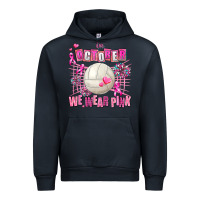 In October We Wear Pink Volleyball Urban Hoodie | Teevron